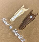 Sweat à capuche personnalisé avec contour du cheval & texte